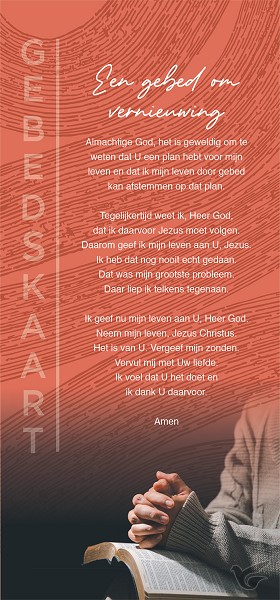 Productafbeelding: voorkant van Gebedskaart Vernieuwing