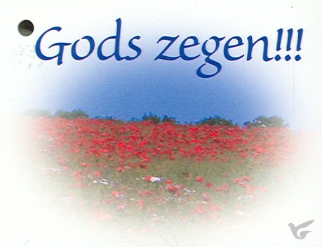 Productafbeelding: voorkant van Kadokaartje Gods zegen