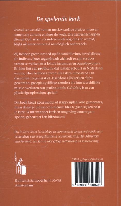 Productafbeelding: achterkant van De spelende kerk