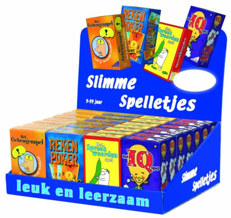 Productafbeelding: voorkant van Display Slimme Spelletjes 4 x 7 kaartspellen