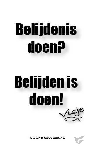 Productafbeelding: voorkant van Minikaart visje belijdenis doen belijden