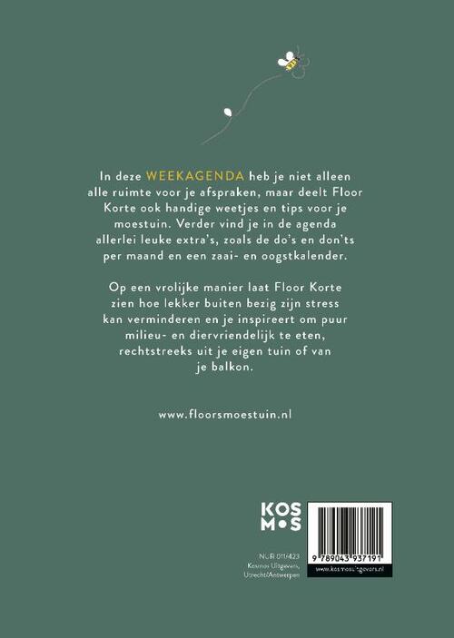 Productafbeelding: achterkant van Moestuin Agenda