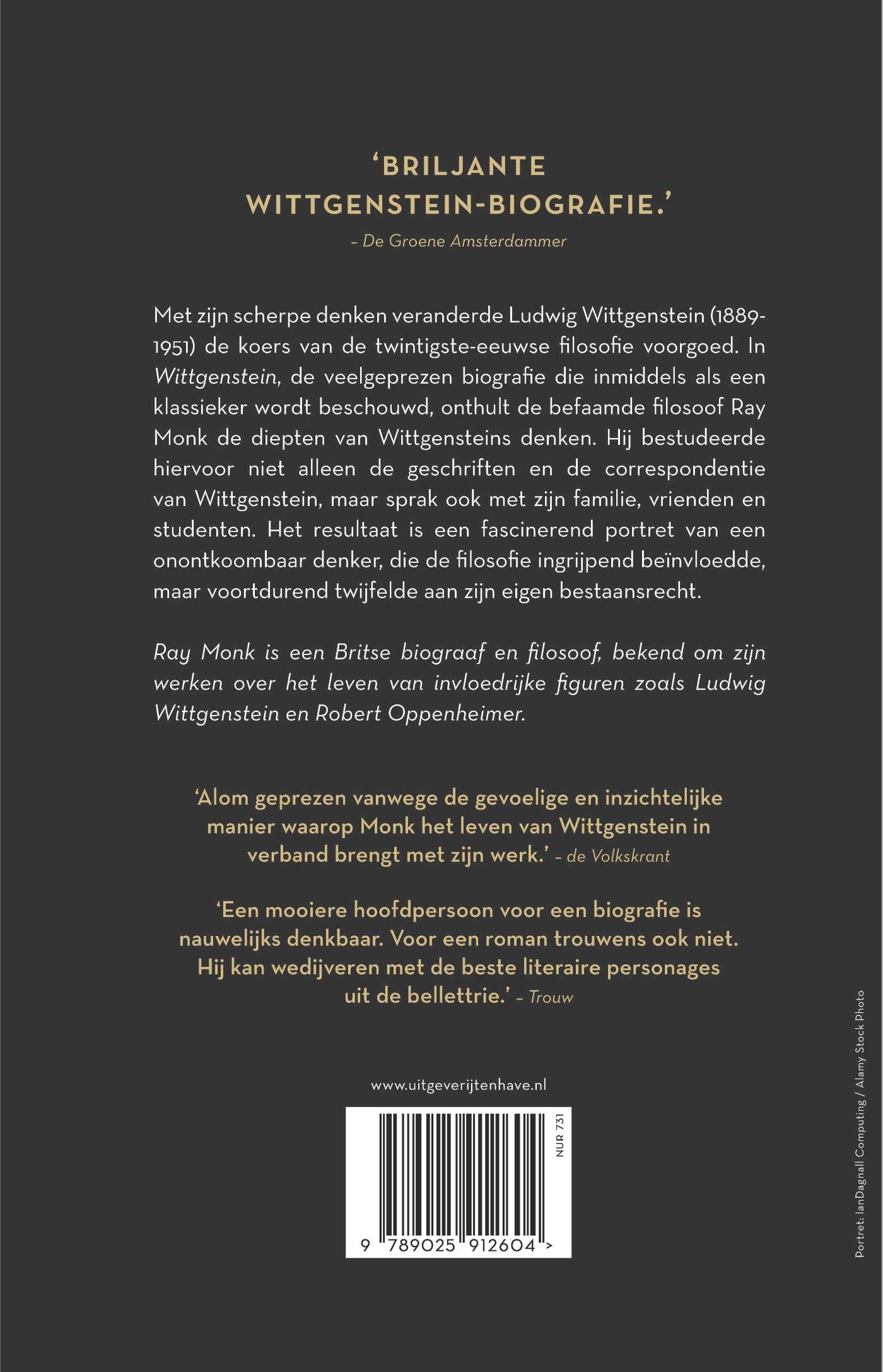 Productafbeelding: achterkant van Wittgenstein