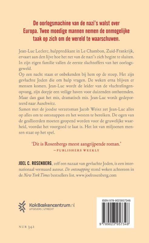 Productafbeelding: achterkant van De ontsnapping