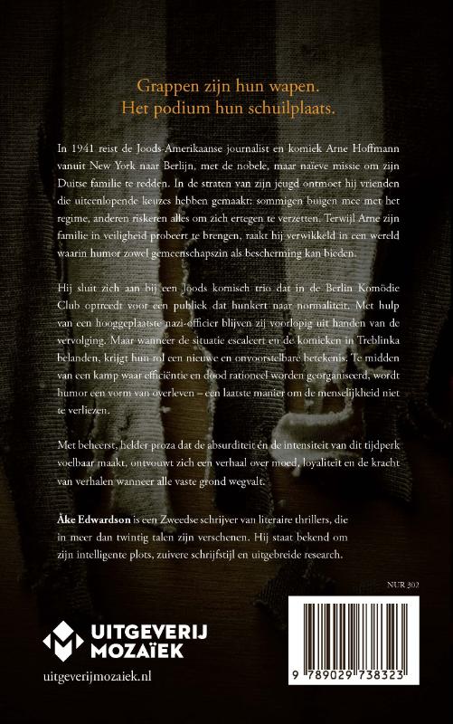 Productafbeelding: achterkant van De komiek van Treblinka