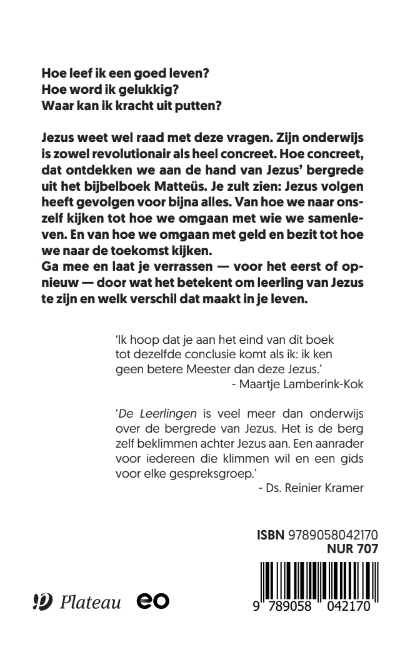Productafbeelding: achterkant van De Leerlingen
