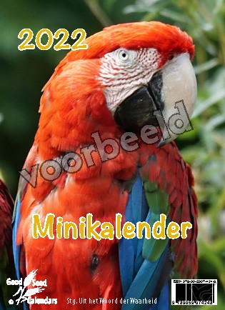 Productafbeelding: voorkant van Minikalender 2025 met mooie afbeeldingen