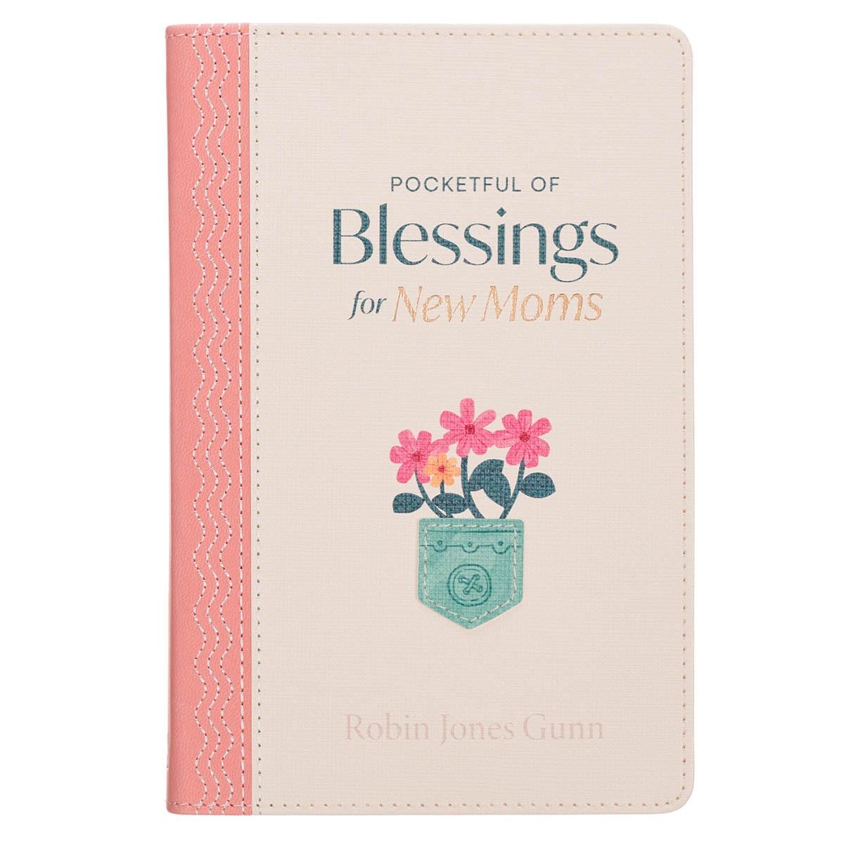 Productafbeelding: voorkant van New Moms Faux Leather Pocketful of Blessings for