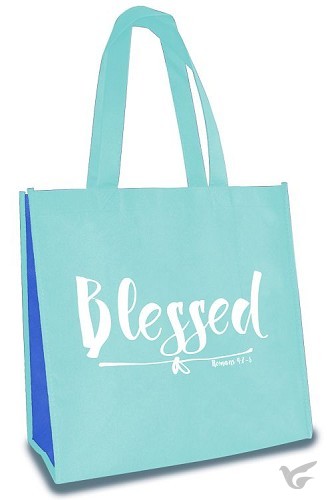 Productafbeelding: voorkant van Eco Tote Bag Blessed