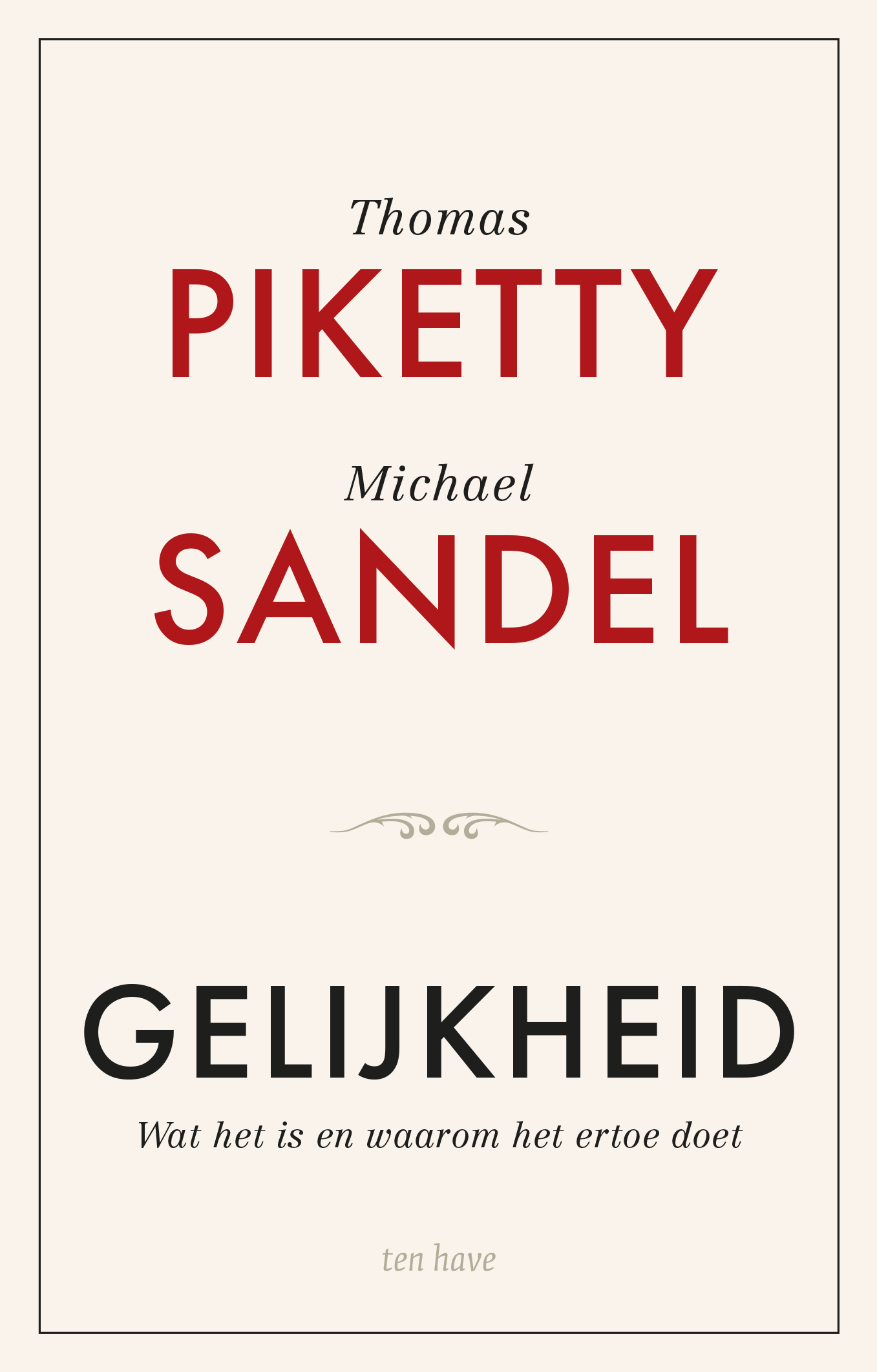 Productafbeelding: voorkant van Gelijkheid