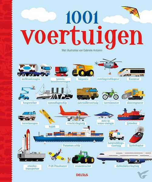 Productafbeelding: voorkant van 1001 voertuigen