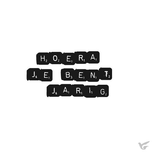 Productafbeelding: voorkant van Kaart hoera je bent jarig