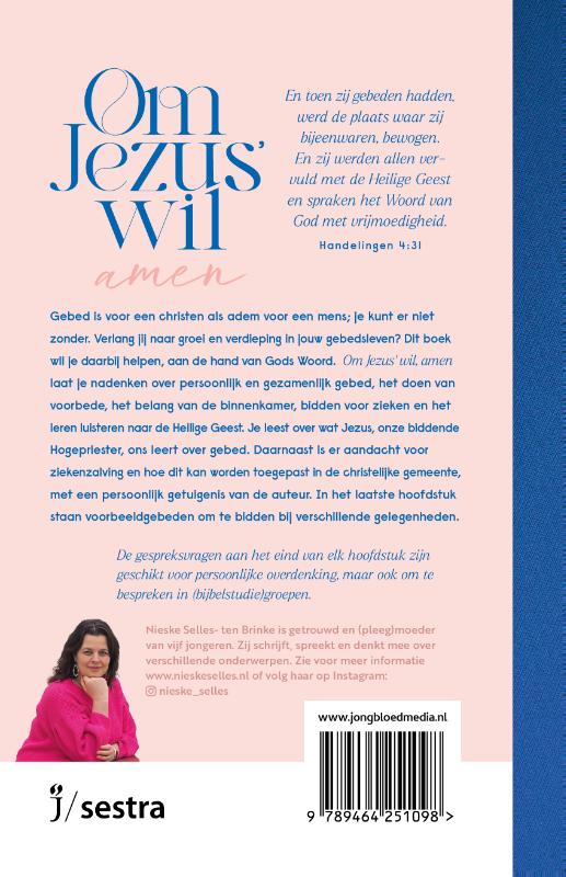 Productafbeelding: achterkant van Om Jezus’ wil, amen