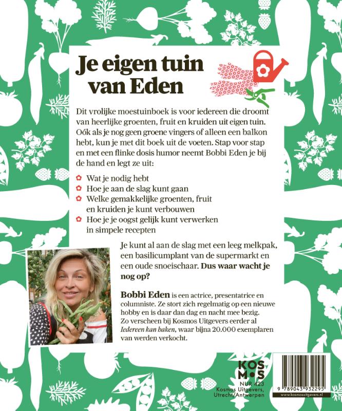 Productafbeelding: achterkant van Hoe begin je een moestuin