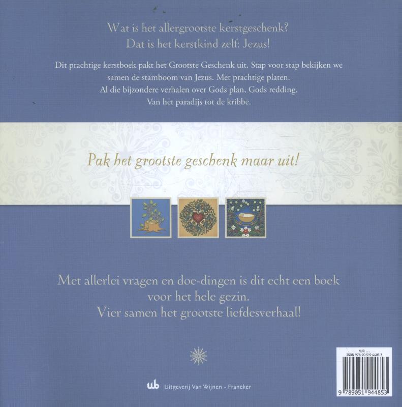 Productafbeelding: achterkant van Pak het grootste geschenk maar uit