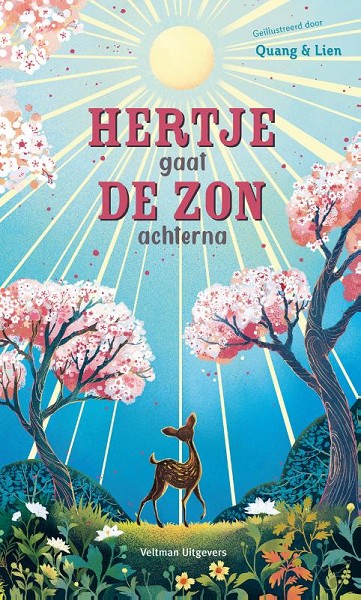 Productafbeelding: voorkant van Hertje gaat de zon achterna