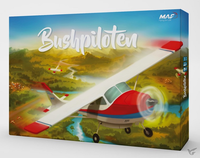 Productafbeelding: voorkant van Bush piloten - MAF bordspel