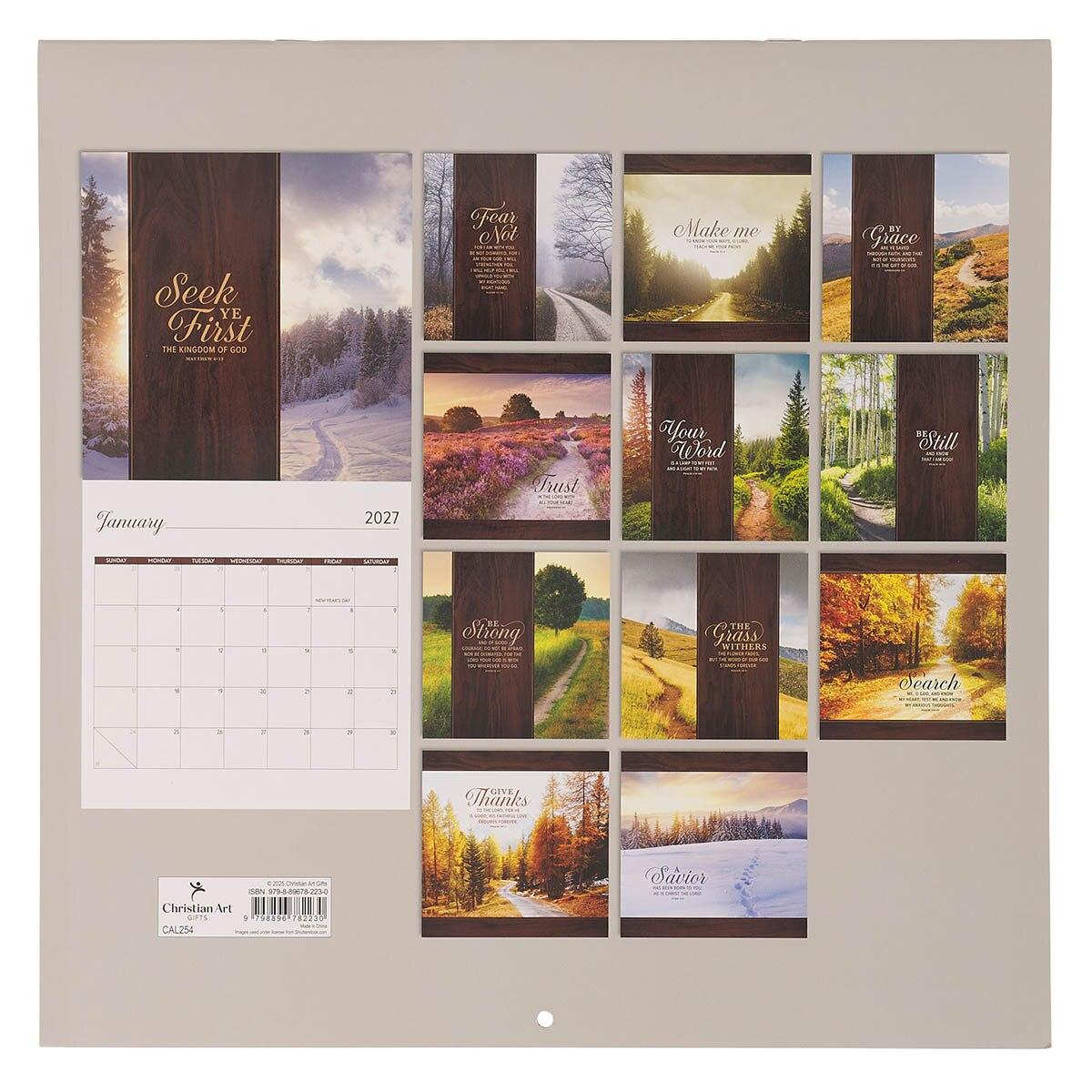 Productafbeelding: achterkant van Your Word Is A Lamp To My Feet Ps. 119:105 2027 Calendar LG