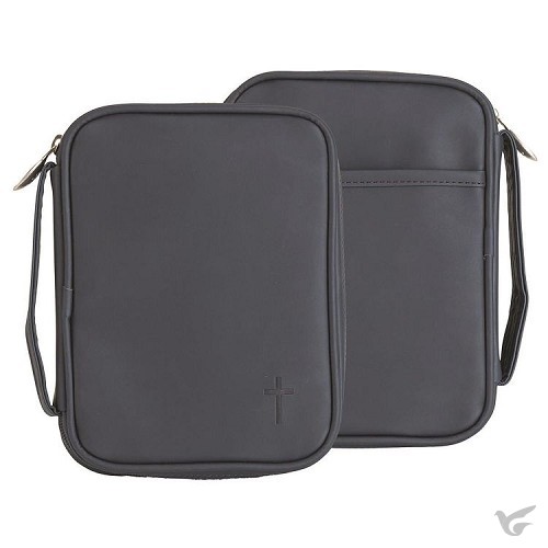 Productafbeelding: voorkant van Matte Vinyl biblecover Compact Navy