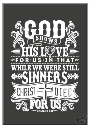 Productafbeelding: voorkant van Kadobord God shows His love