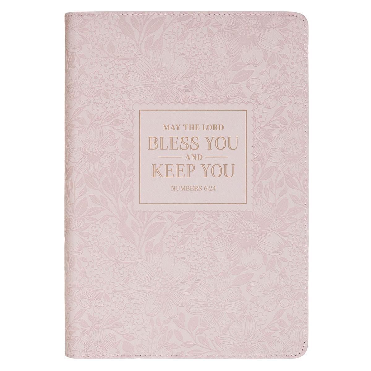 Productafbeelding: voorkant van Bless You And Keep You Num. 6:24 Journal Classic Pink
