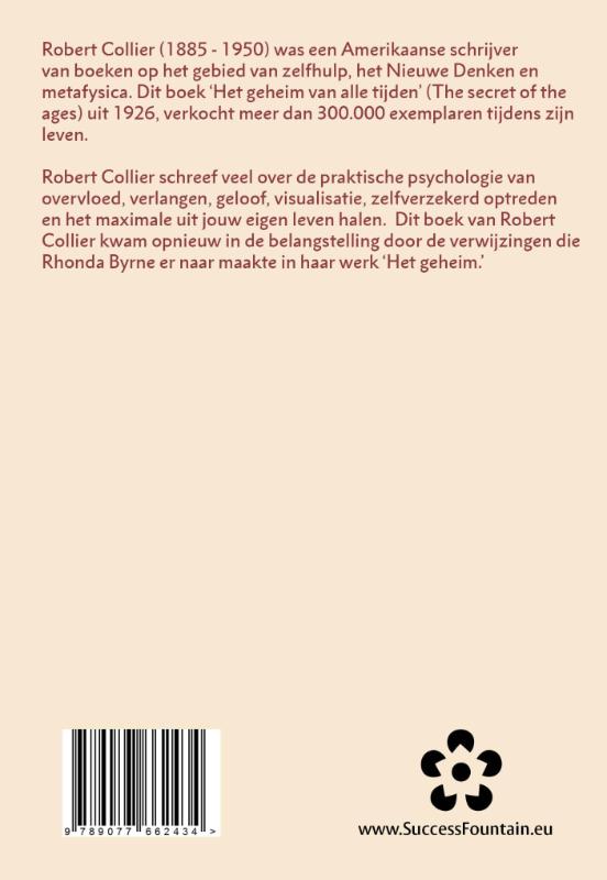 Productafbeelding: achterkant van Het geheim van alle tijden