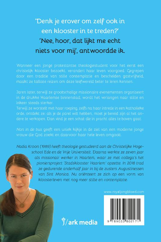 Productafbeelding: achterkant van Non in de bus