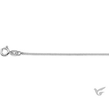 Productafbeelding: voorkant van Sterling silver gourmet chain 45cm