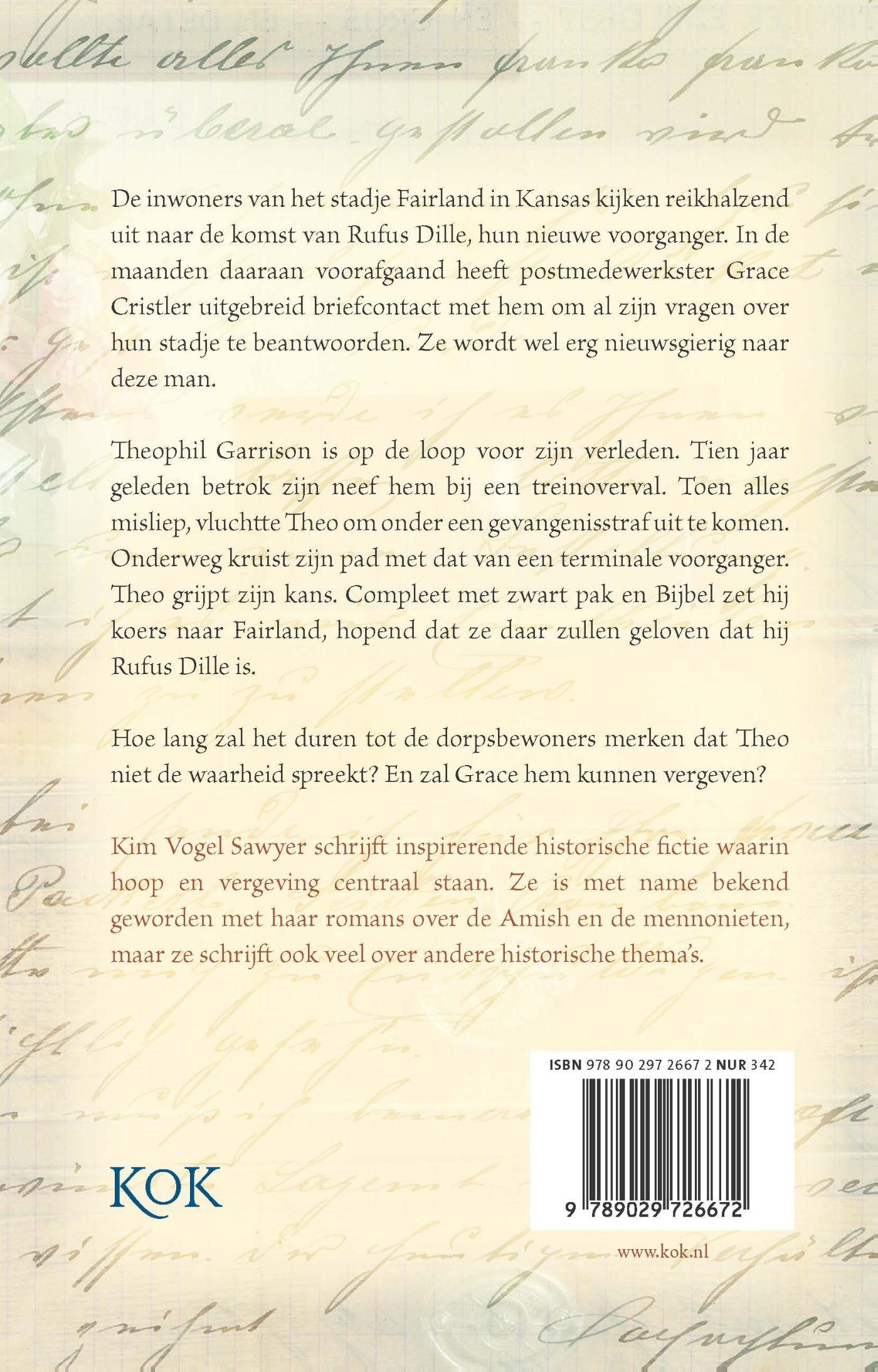 Productafbeelding: achterkant van Een man van zijn woord