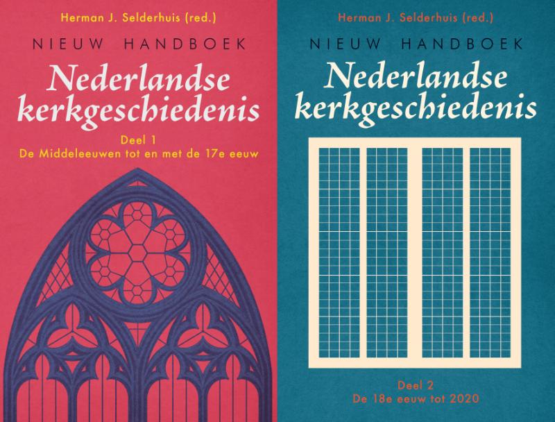 Productafbeelding: voorkant van Nieuw handboek Nederlandse kerkgeschiedenis