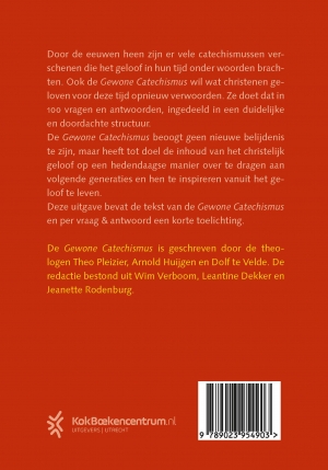 Productafbeelding: achterkant van Gewone Catechismus