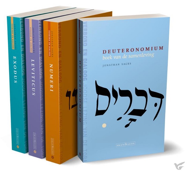 Productafbeelding: voorkant van 4-pak Exodus + Leviticus + Numeri + Deut