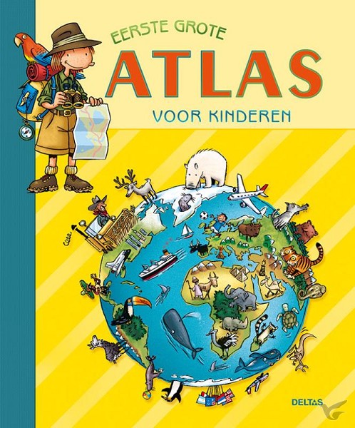 Productafbeelding: voorkant van Eerste grote atlas voor kinderen