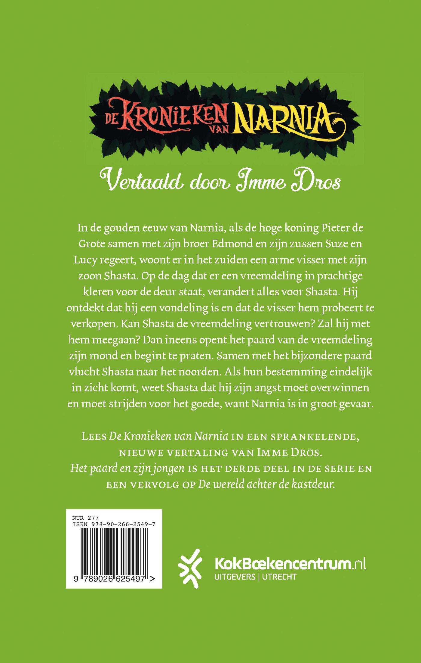 Productafbeelding: achterkant van Het paard en zijn jongen