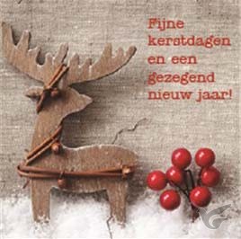 Productafbeelding: voorkant van Kerstkaart hert