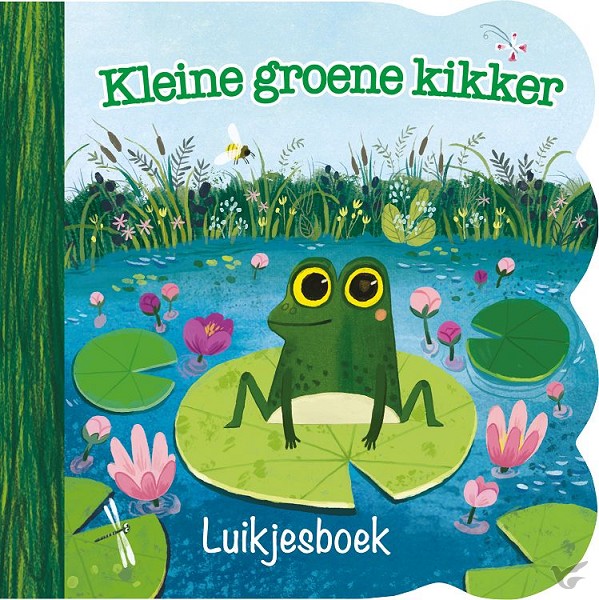 Productafbeelding: voorkant van Kleine groene kikker luikjesboek