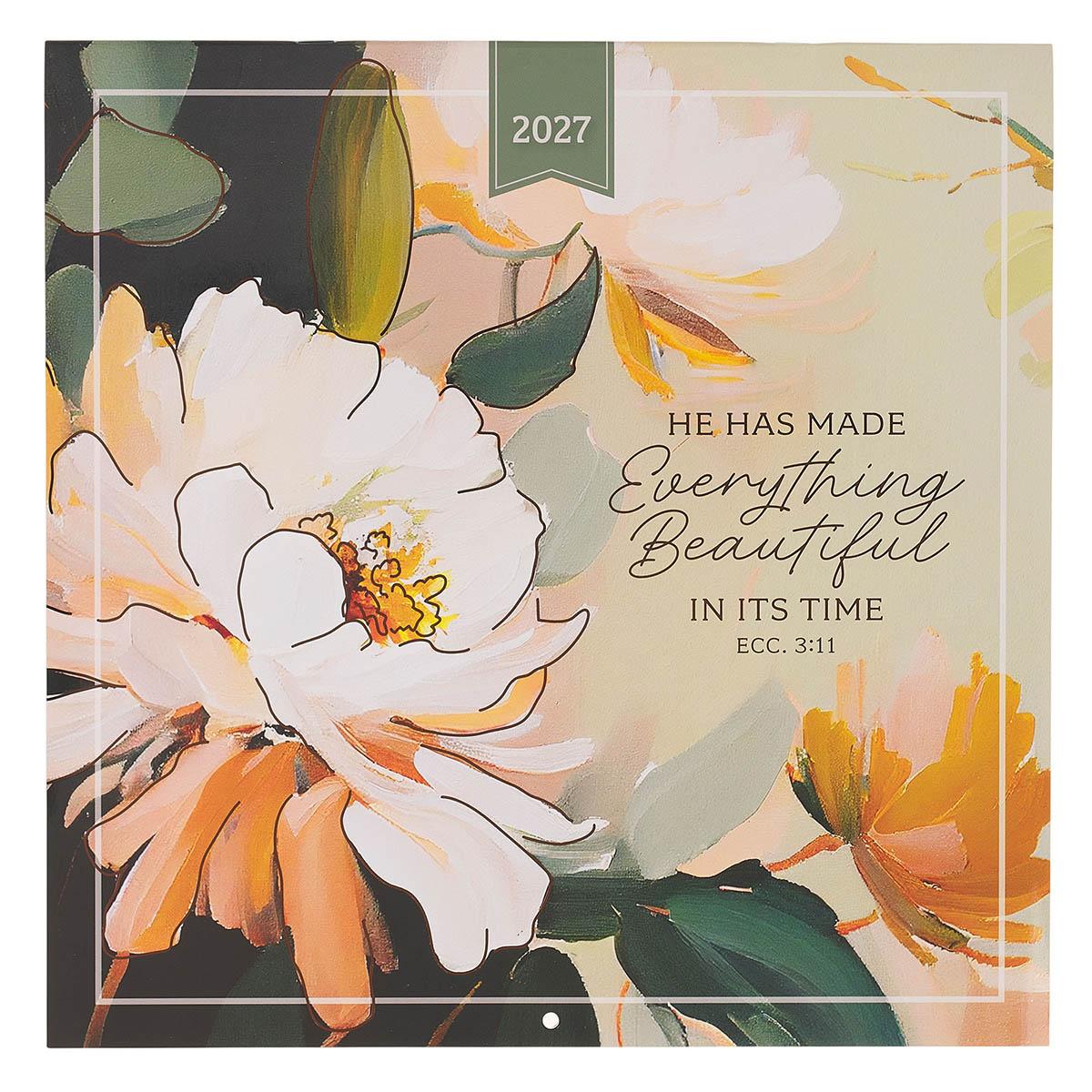 Productafbeelding: voorkant van Everything Beautiful Ecc. 3:11 2027 Calendar LG