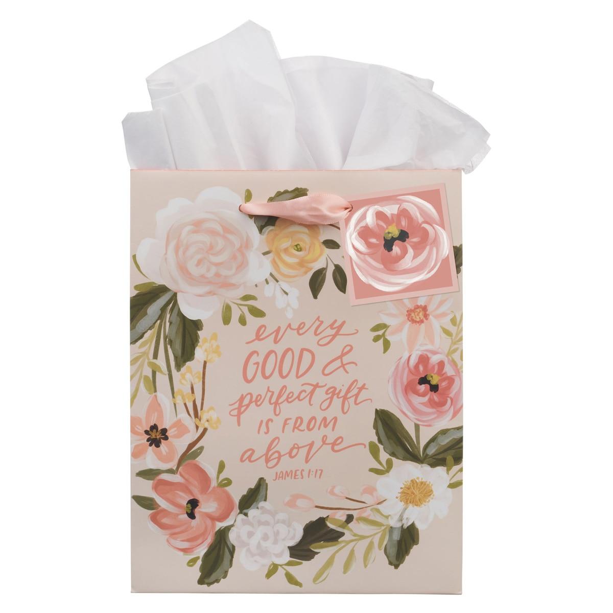 Productafbeelding: voorkant van Gift Bag MD Every Good & Perfect Gift James 1:17
