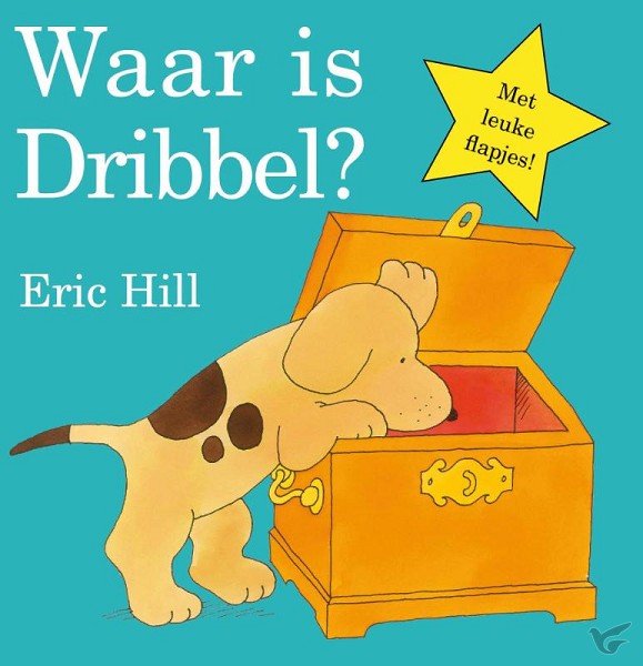 Productafbeelding: voorkant van Waar is dribbel kartonboek