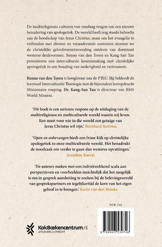 Productafbeelding: achterkant van Open en onbevangen