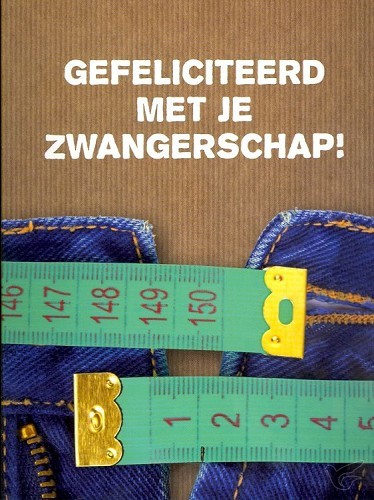 Productafbeelding: voorkant van Kaart gefeliciteerd met je zwangerschap