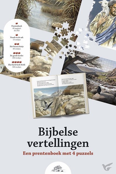 Productafbeelding: voorkant van Bijbelse vertellingen met 4 puzzels
