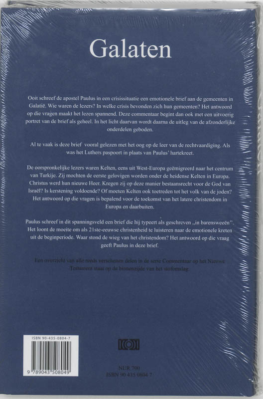 Productafbeelding: achterkant van Galaten