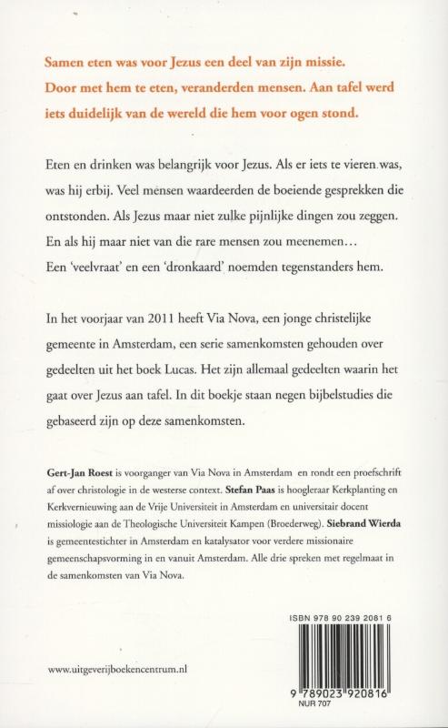 Productafbeelding: achterkant van Eten met Jezus