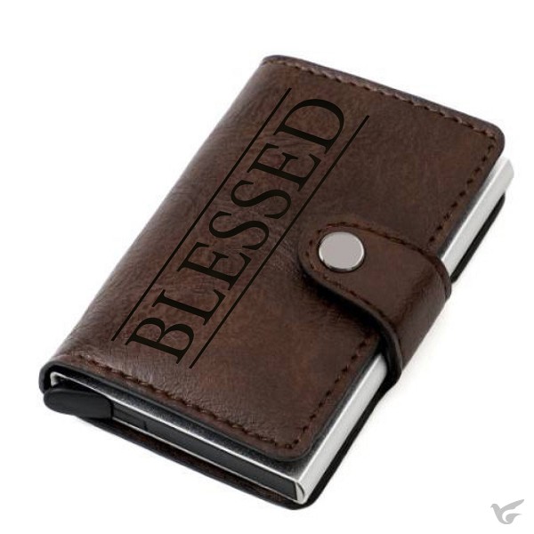 Productafbeelding: voorkant van Wallet blessed donkerbruin