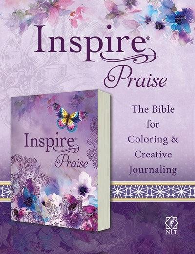 Productafbeelding: voorkant van NLT Inspire Praise Bible-Softcover