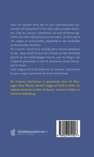 Productafbeelding: achterkant van Gewone Catechismus