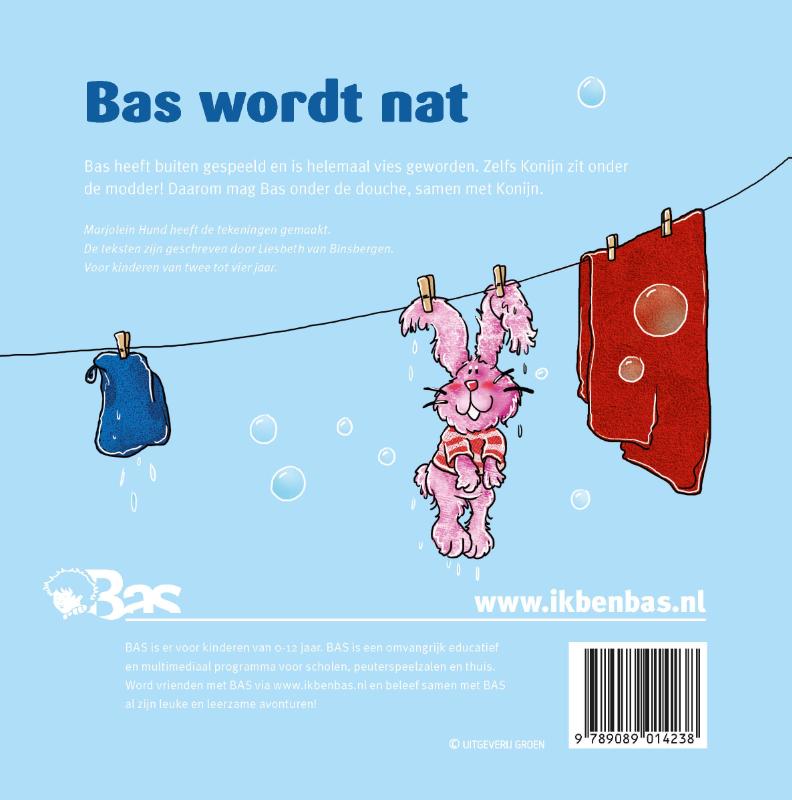 Productafbeelding: achterkant van Bas wordt nat