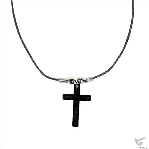 Productafbeelding: voorkant van Necklace Hematite Cross