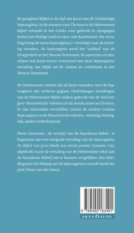 Productafbeelding: achterkant van De Bijbel van Jezus